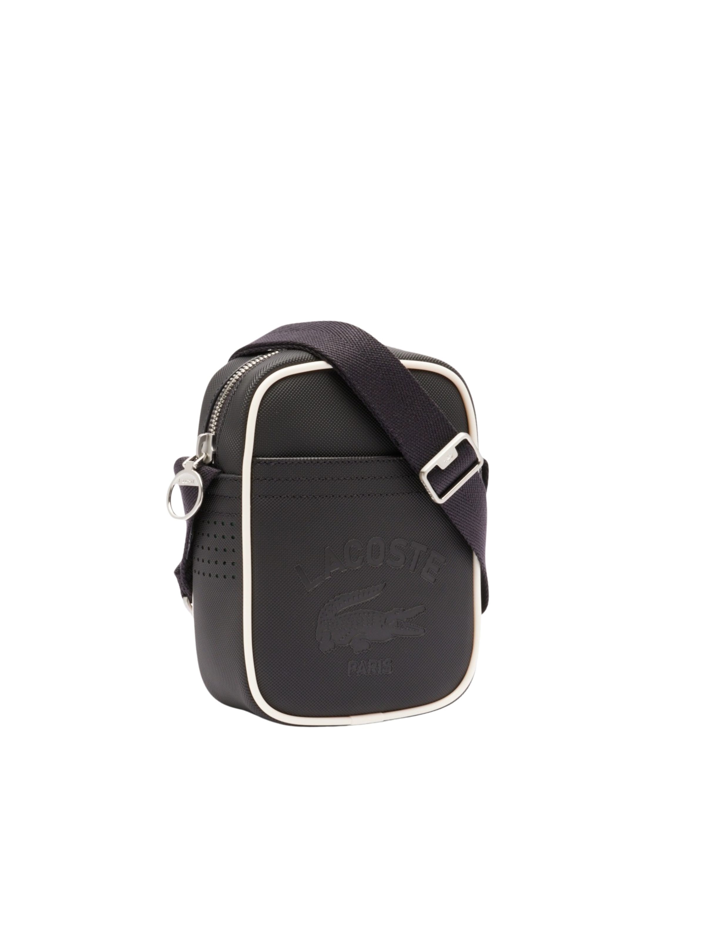 LACOSTE Crossbody bag 'Club 1930' in Grey