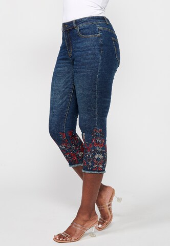 KOROSHI Skinny Jeans in Blau