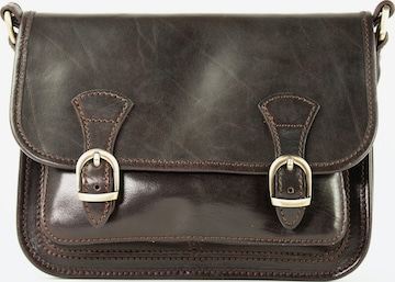 lePelou - Bolso de mano 'ELENA' en marrón: frente