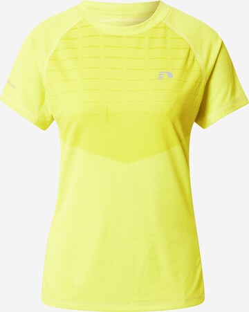 Maglia funzionale 'LAKELAND' di Newline in giallo: frontale