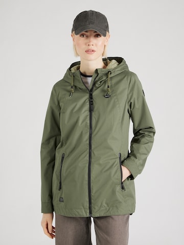 Ragwear Between-Season Jacket 'ZUZKA' in Green: front