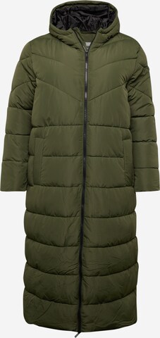 Manteau d’hiver 'DALCON' Noisy May Curve en vert : devant