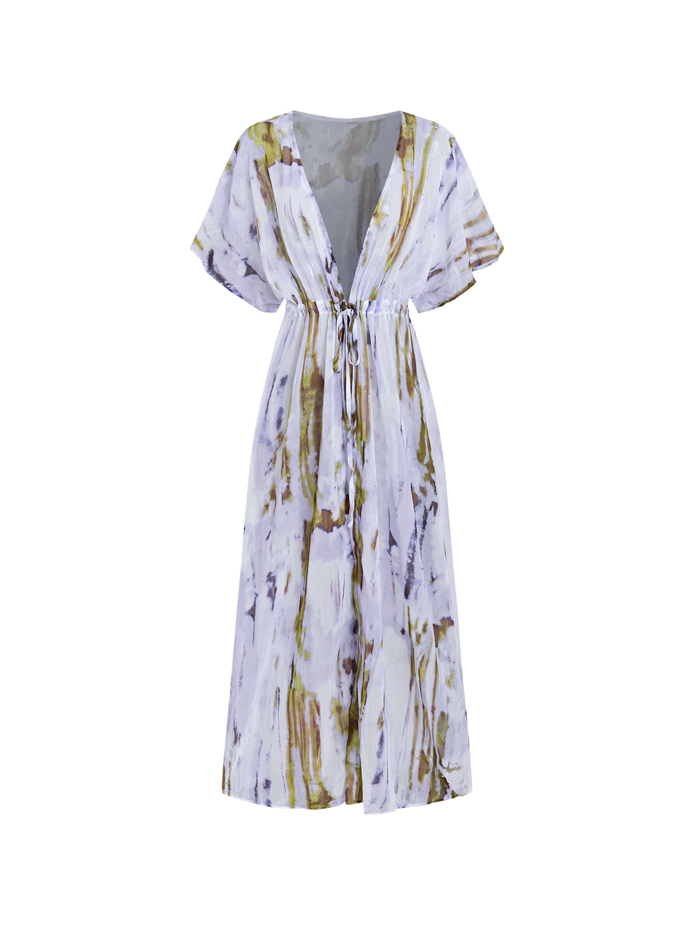 Cupshe Beach Dress in Purple: front
