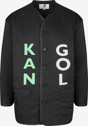 KANGOL Jacke 'Frisco Liner' in Schwarz: predná strana