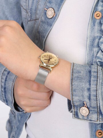 Lucardi Analog watch 'Farbenfroh' in Silver