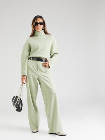 VILA Wide leg Trousers in Green