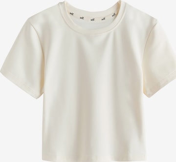 self. T-Shirt in Beige: Vorderseite