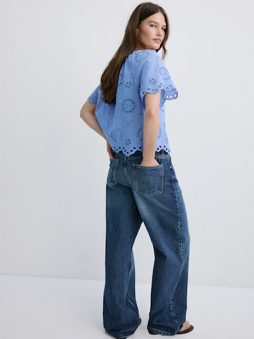 MANGO Bluza 'BROTES' | modra barva