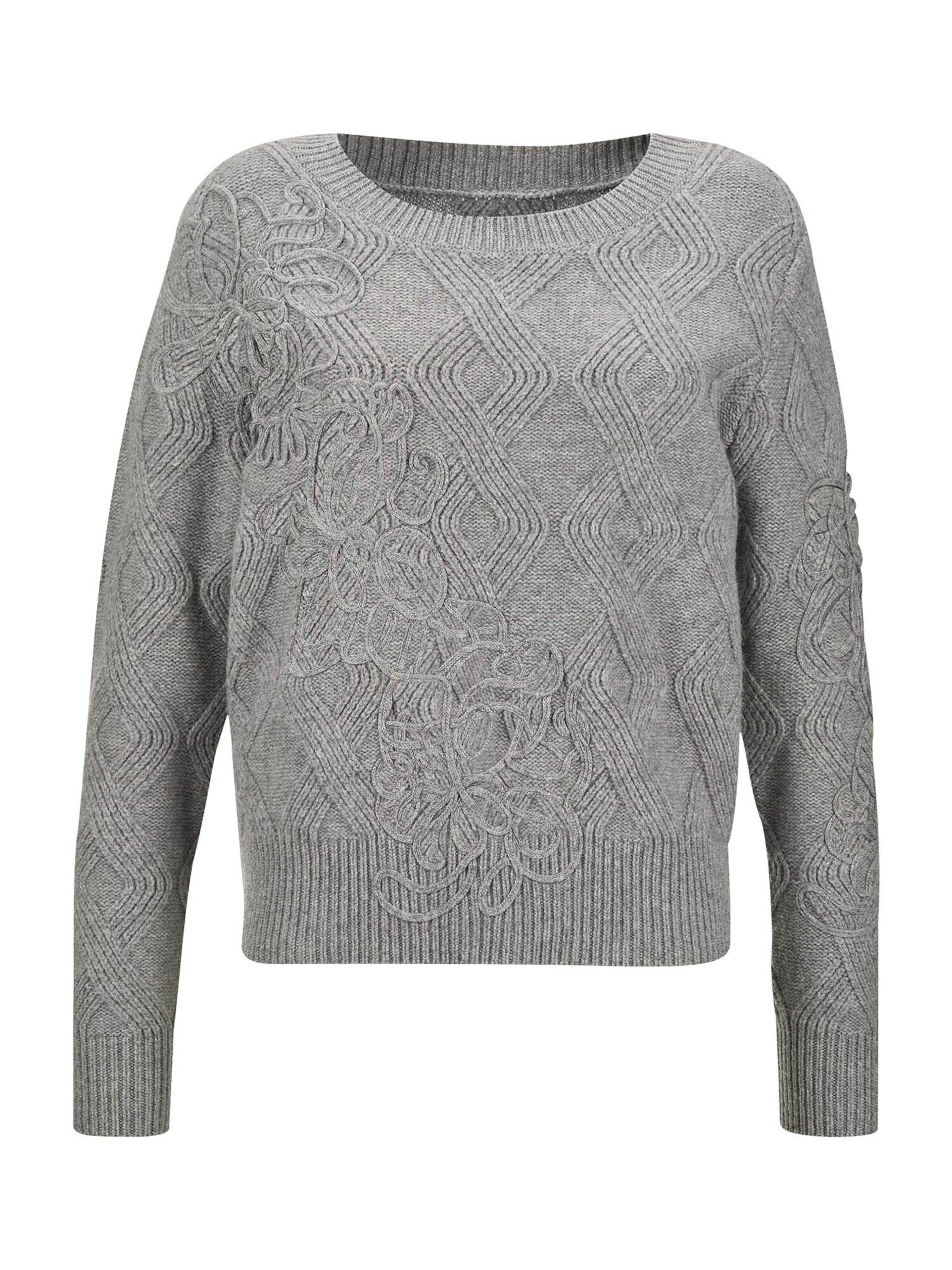 Pull-over MADELEINE en gris : devant