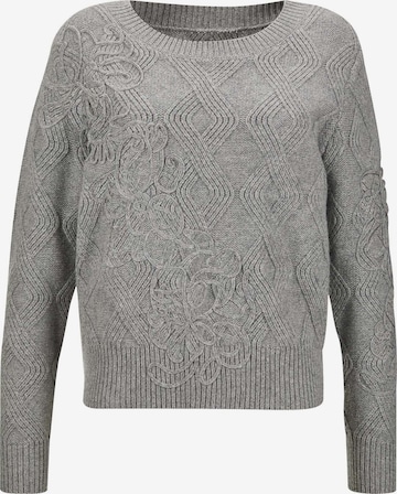 MADELEINE Trui in Grijs: voorkant