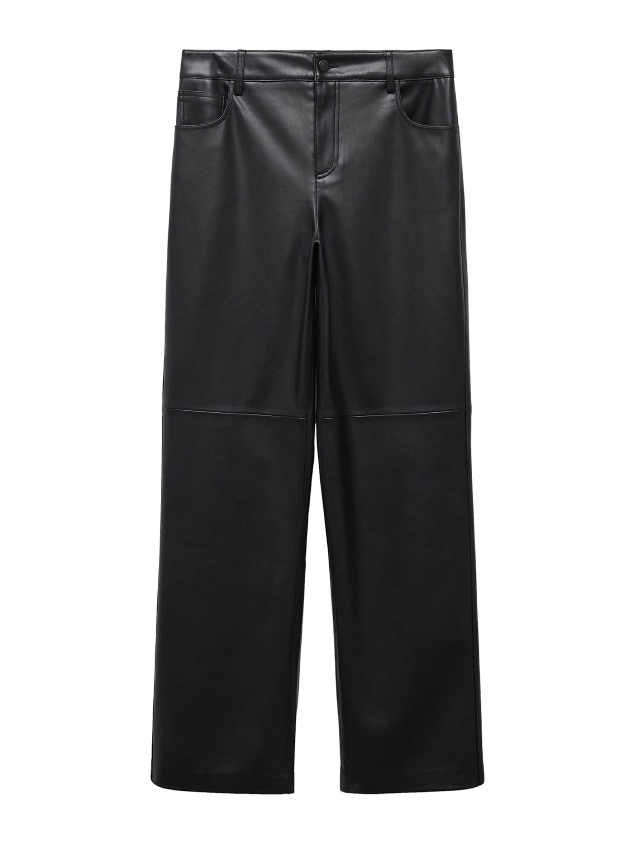 regular Pantaloni di MANGO in nero: frontale