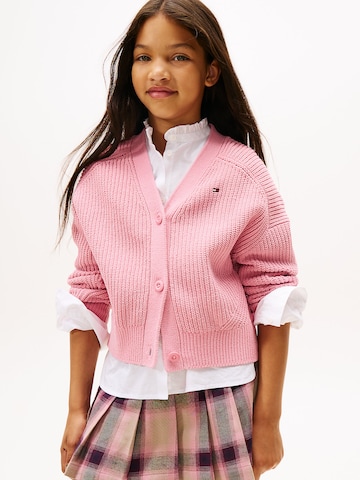 Cardigan TOMMY HILFIGER en rose : devant