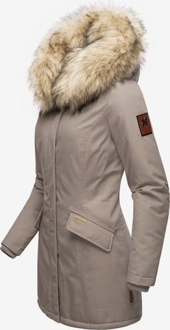 NAVAHOO Winter Coat 'Cristal' in Grey