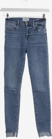 FRAME Jeans in 25 in Blue: front