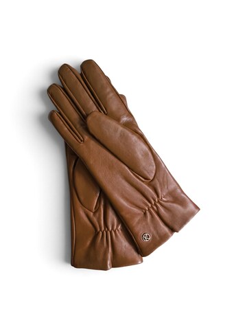 KESSLER Full Finger Gloves in Brown