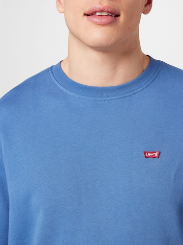 LEVI'S ® - Regular Fit Sweatshirt 'Original Housemark' em azul