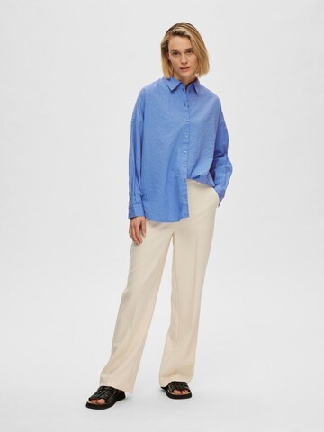 SELECTED FEMME Blouse 'LINA SANNI' in Blue