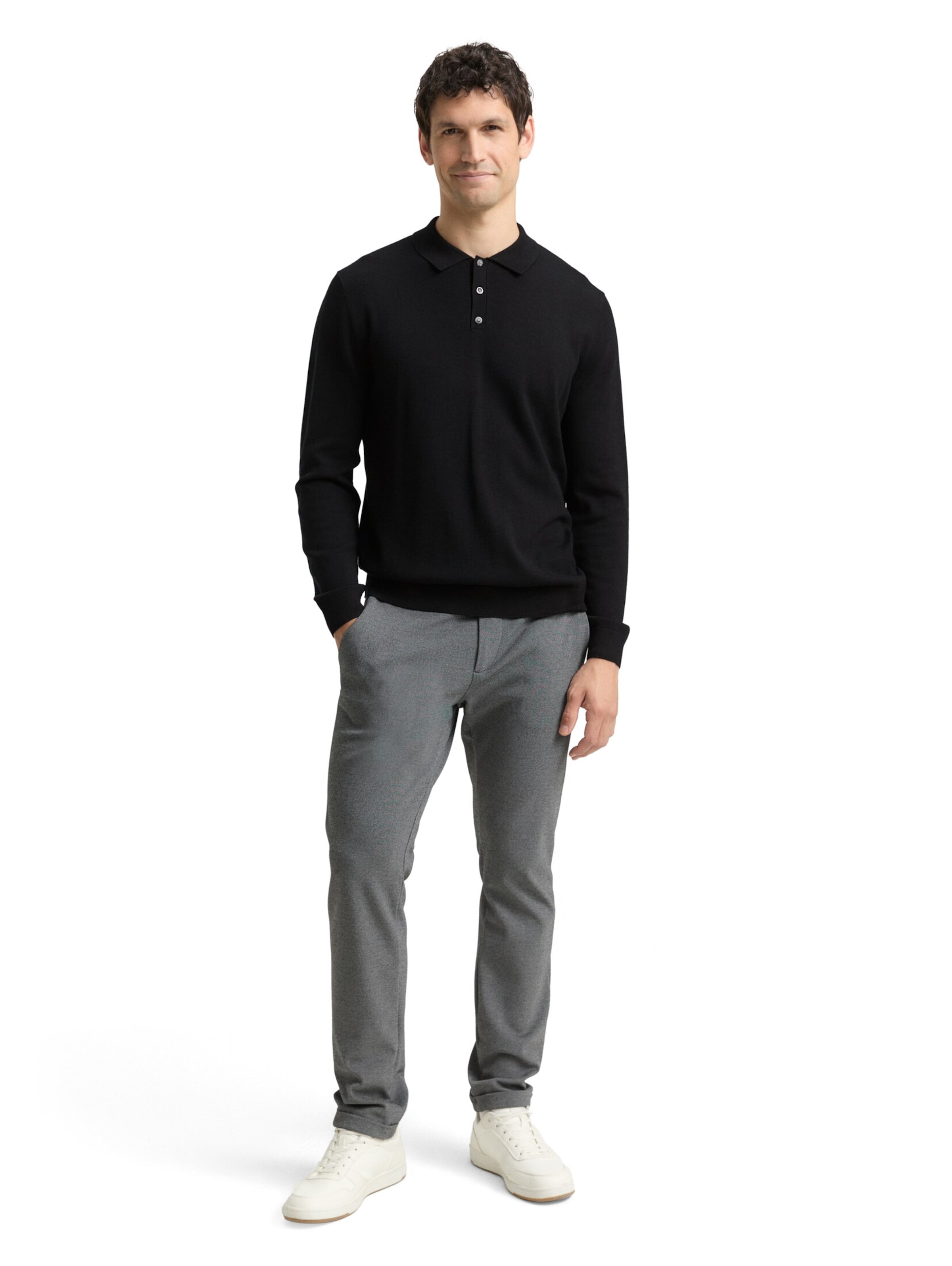 TOM TAILOR Pullover in Schwarz