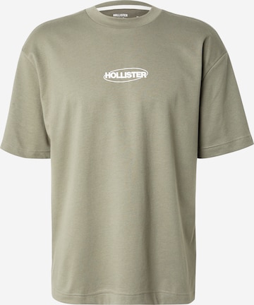 HOLLISTER - Camiseta en verde: frente