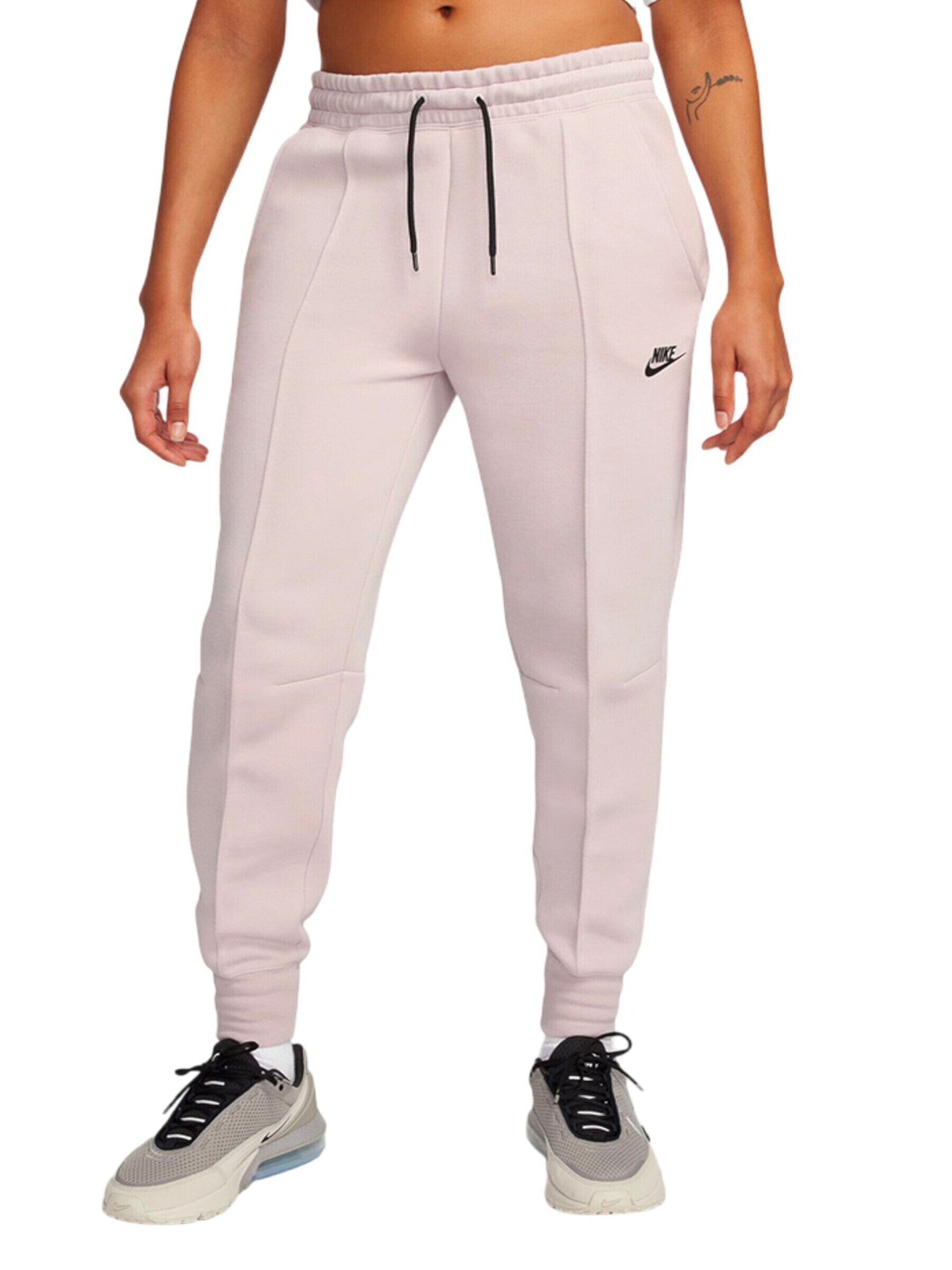 Tapered Pantaloni 'Tch Flc' di Nike Sportswear in lilla: frontale