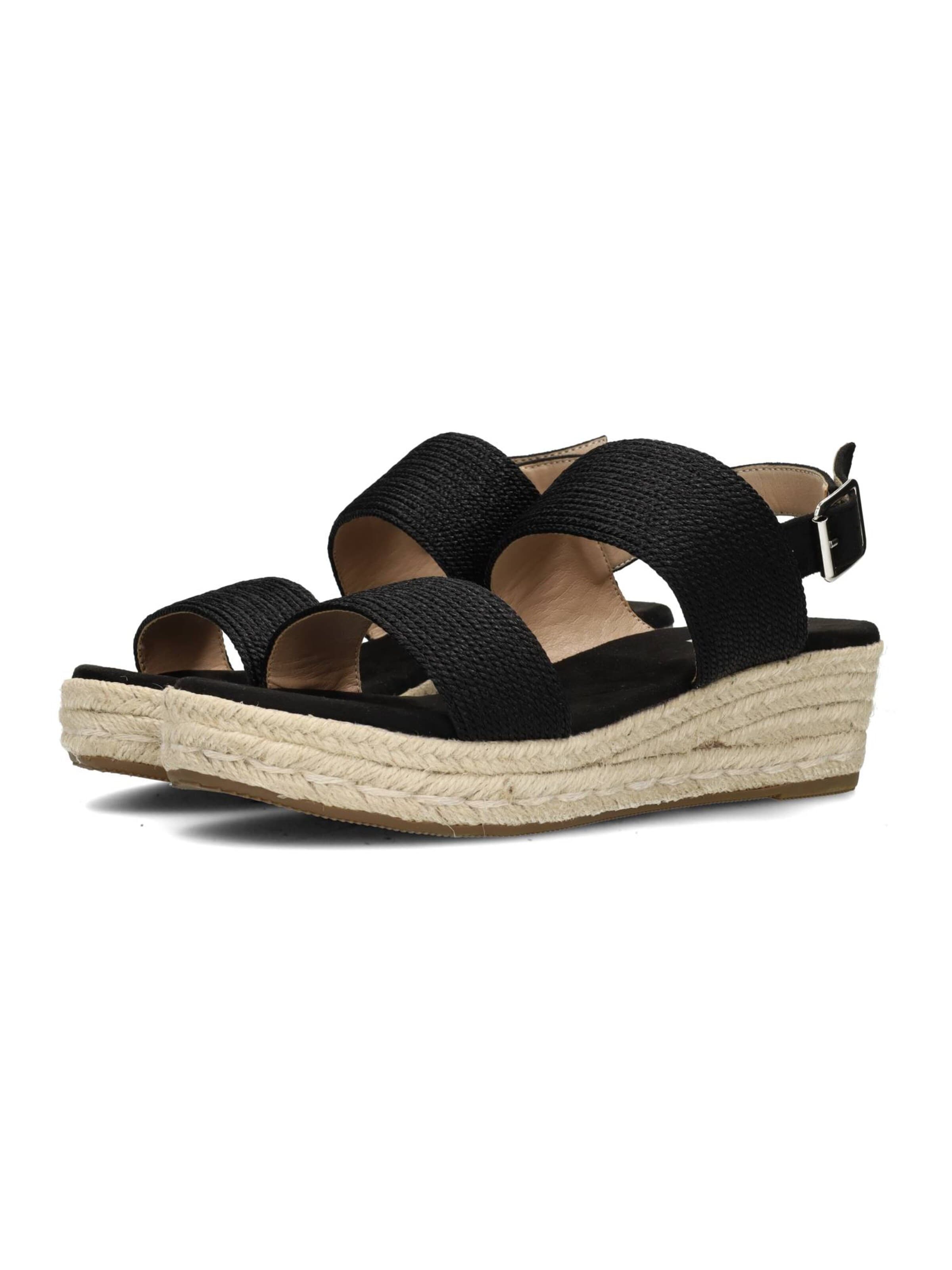 POSH by Poelman Strap Sandals 'CETO' in Black