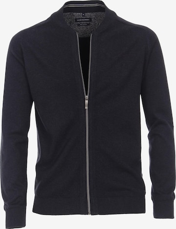 CASAMODA Strickjacke 'Basic' in Blau: Vorderseite