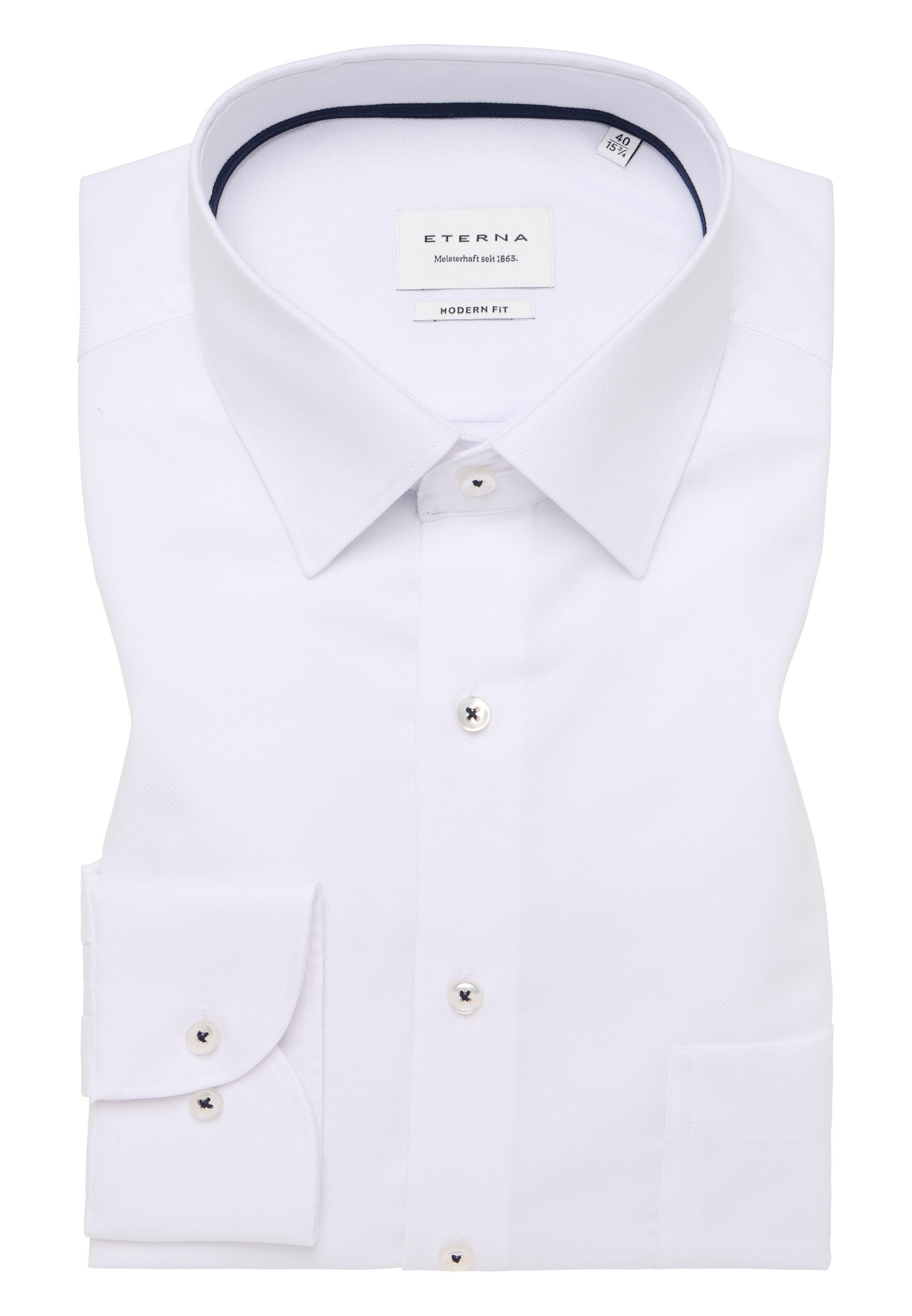 ETERNA Regular fit Zakelijk overhemd in Wit