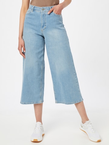 FIVEUNITS Wide Leg Jeans 'Abby Crop' i blå: forside