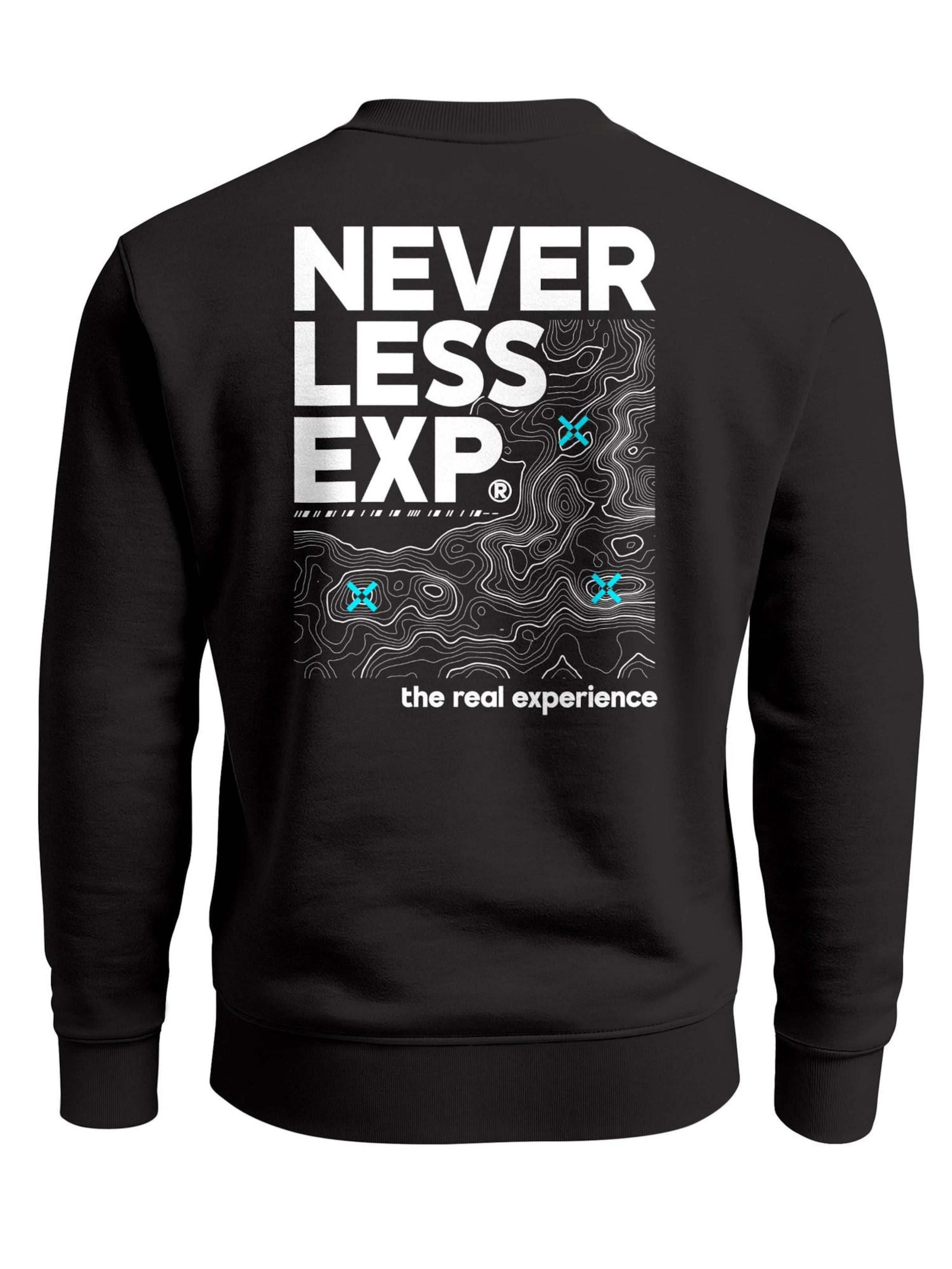 Neverless Sweatshirt 'Expedition' in Black: front