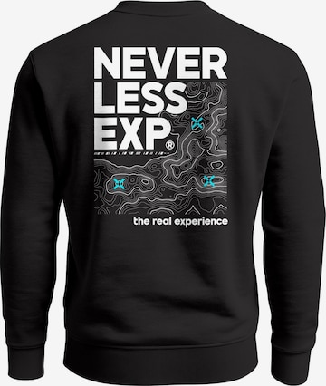 Neverless Sweatshirt 'Expedition' in Schwarz: Vorderseite