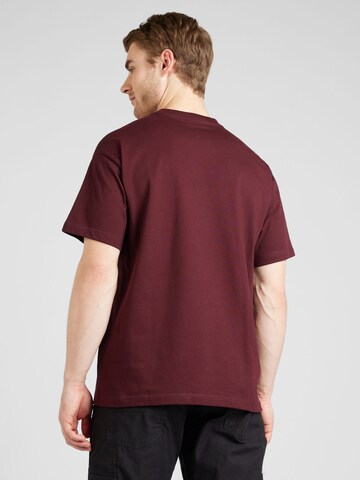 Carhartt WIP T-Shirt 'Bubbles' in Rot