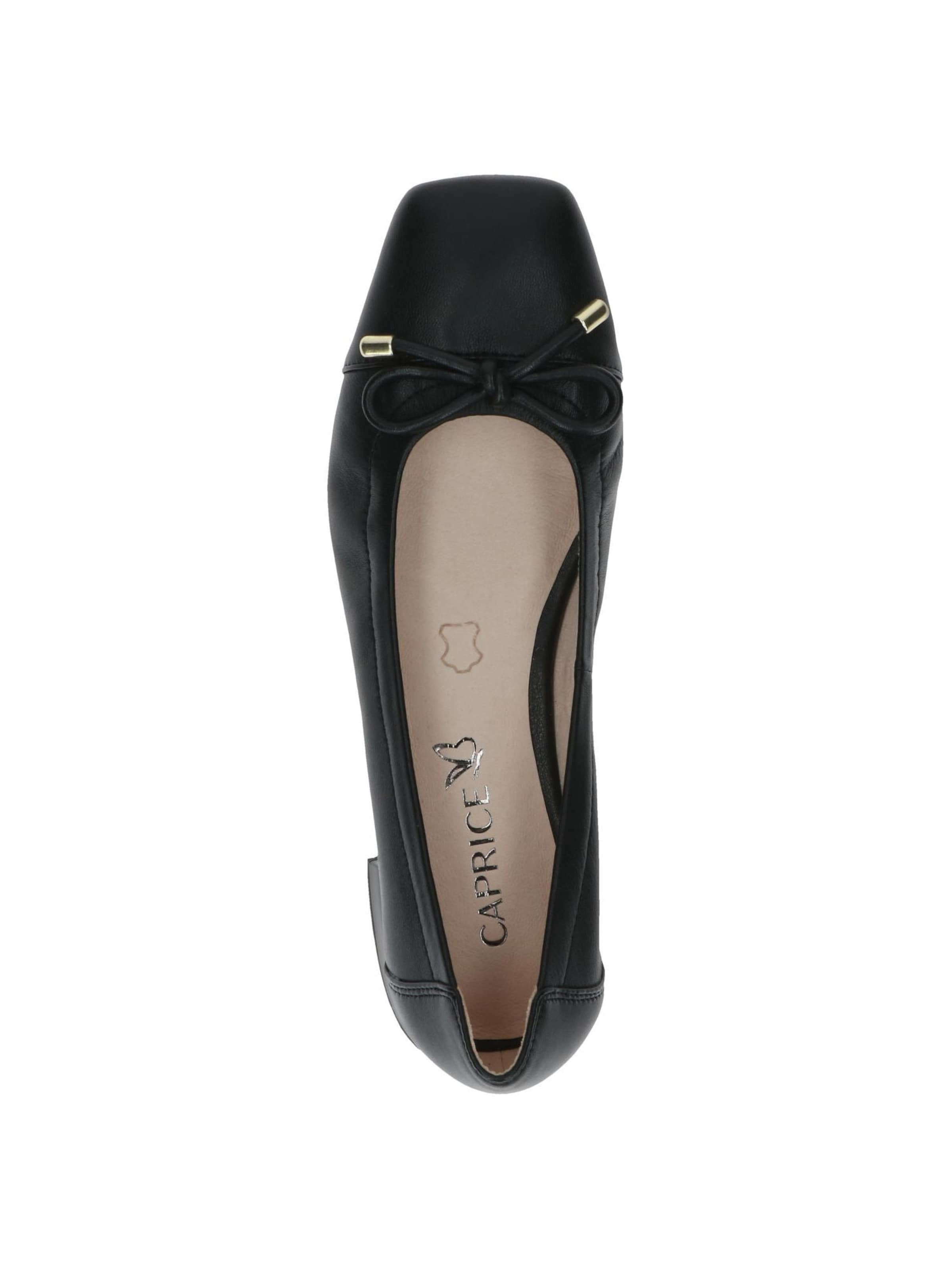 CAPRICE Ballet Flats in Black