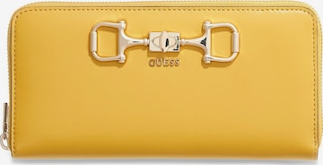 GUESS Portemonnaie 'Janie' in Gelb: Vorderseite