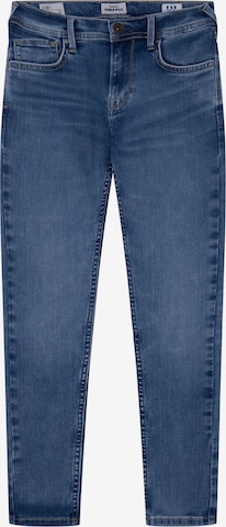 Coupe slim Jean 'FINLY' Pepe Jeans en bleu : devant