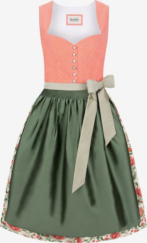 STOCKERPOINT Dirndl 'Kiana' in Oranje: voorkant