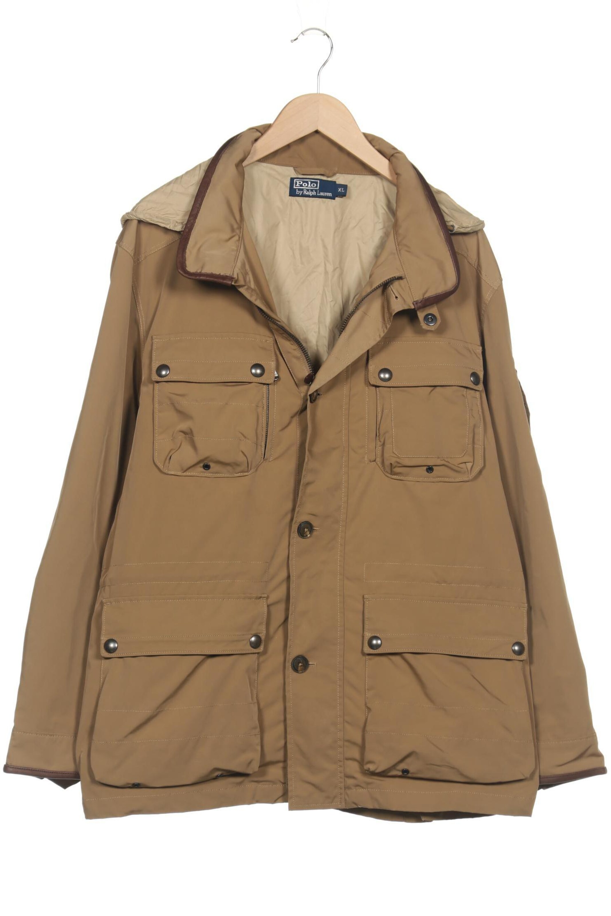 Polo Ralph Lauren Jacke XL in Beige: Vorderseite