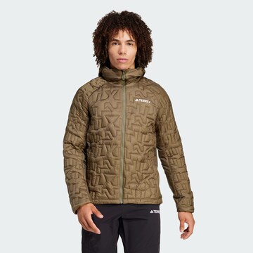 Veste outdoor 'Xperior' ADIDAS TERREX en vert : devant