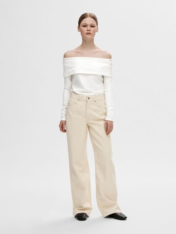 T-shirt SELECTED en blanc