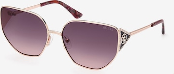 GUESS Sunglasses in Gold: front