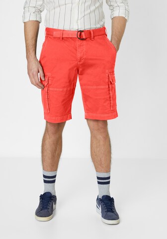REDPOINT Regular Cargo Pants in Red: front