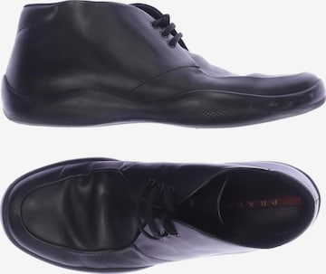 PRADA Halbschuh 41 in Schwarz: predná strana