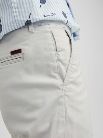 JACK & JONES - regular Pantalón chino 'JJIBowie' en gris