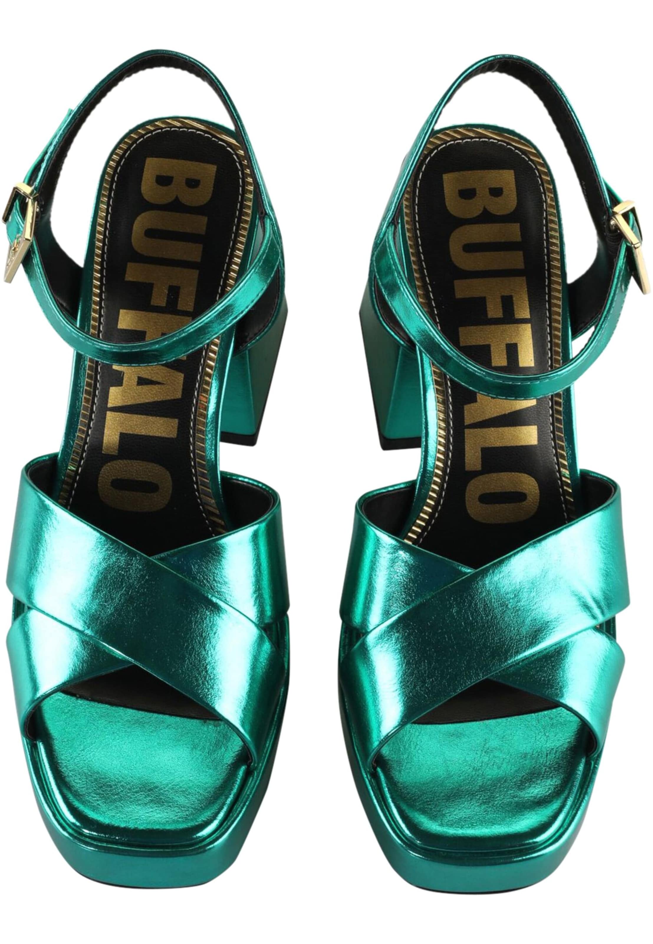 BUFFALO Босоножки 'Bella' в Зеленый