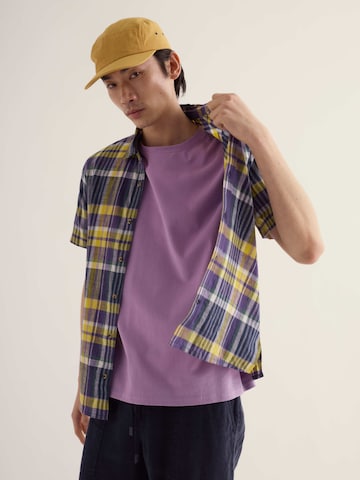 Regular fit Camicia 'Skylight Cave' di Seasalt Cornwall in lilla: frontale