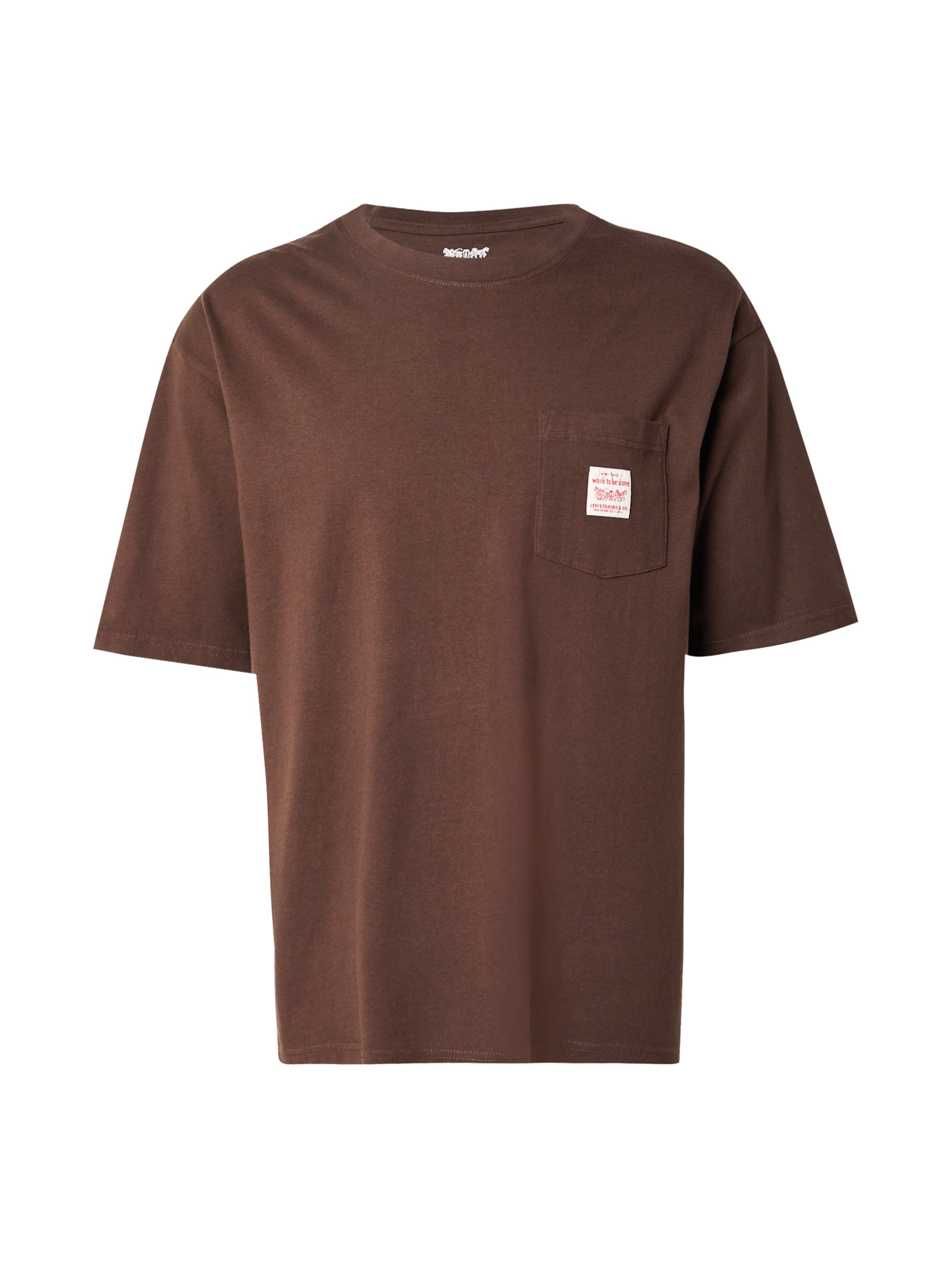 LEVI'S ® Koszulka 'Workwear Tee' w kolorze brązowy: przód