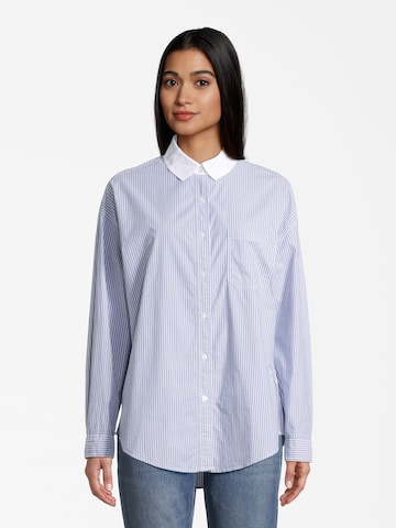 AÉROPOSTALE Blouse in Blauw: voorkant