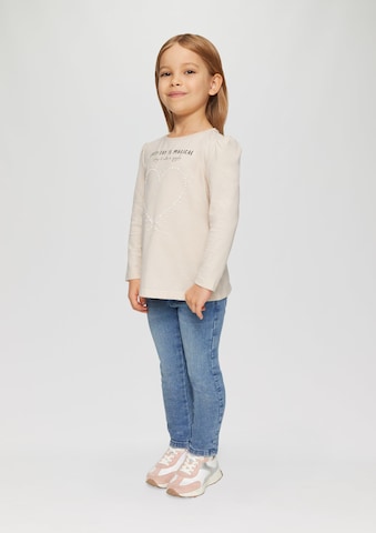 T-Shirt s.Oliver en beige : devant
