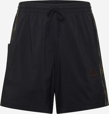 ADIDAS SPORTSWEAR - Calças de desporto 'Essentials Chelsea' em preto: frente