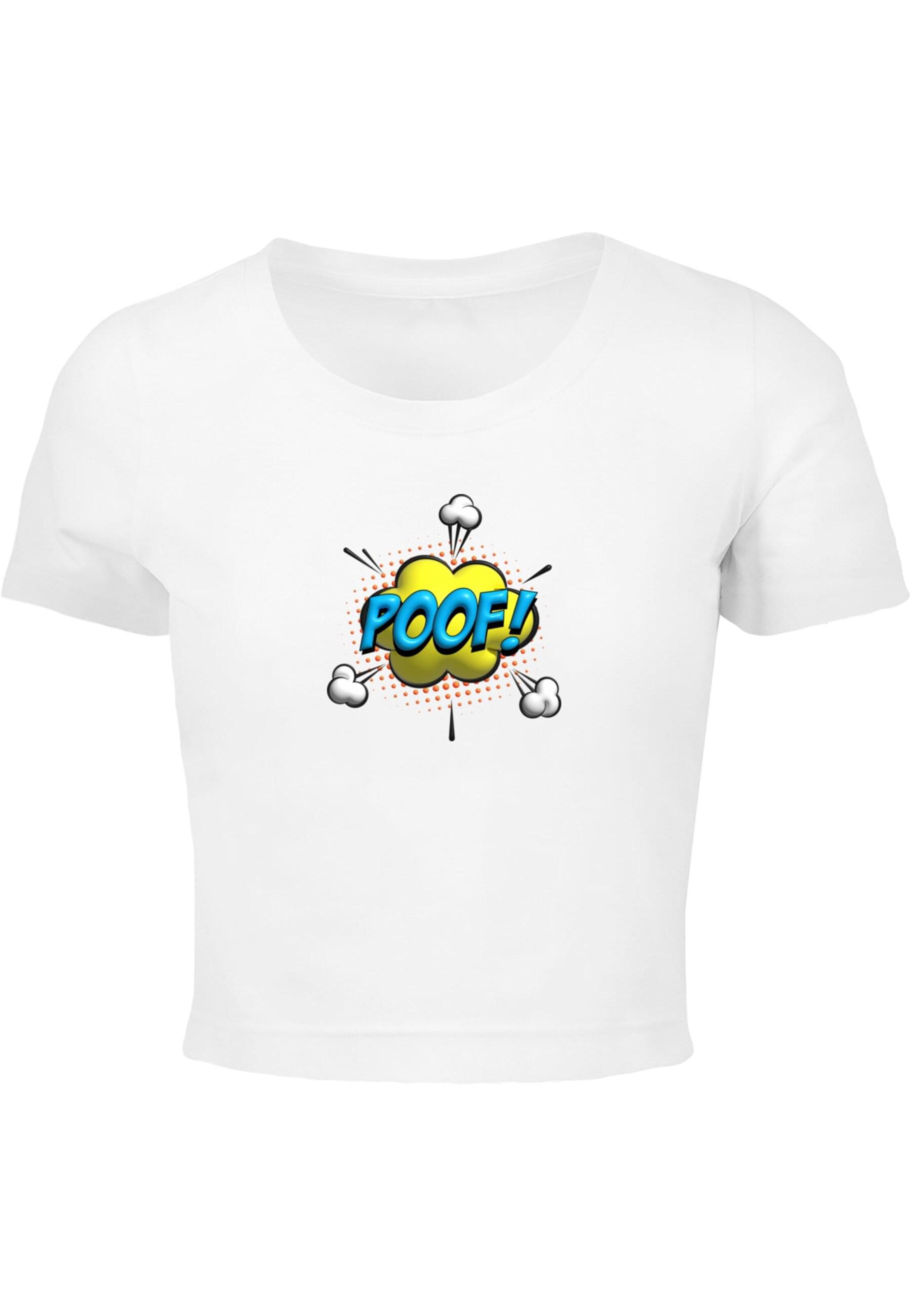 T-shirt 'Poof Comic' Merchcode en blanc : devant