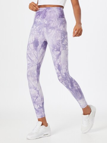 Skinny Pantalon de sport 'CYNDI' Marika en violet : devant